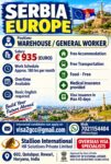 Serbia Job Vacancy – Warehouse & General Worker Jobs