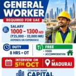 UAE Job Vacancy – General Worker Hiring at Omega International