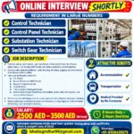 URGENTLY REQUIRED FOR GECO ELECTRICAL AND MECHANICAL COMPANY IN UAE