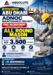 UAE Job Vacancy – Mason Jobs at Absolute Technical Systems
