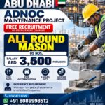 UAE Job Vacancy – Mason Jobs at Absolute Technical Systems