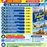 URGENTLY REQUIRED FOR REPUTED INFRASTRUCTURE CONSTRUCTION COMPANY IN UAE