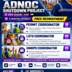 UAE Job Vacancy – ADNOC Shutdown Project