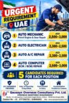 UAE Job Vacancy – Urgent Hiring at Qausayn Overseas
