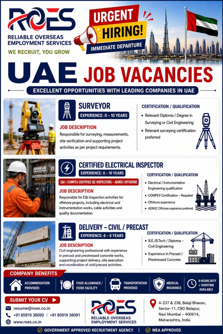 🇦🇪 UAE JOB VACANCIES