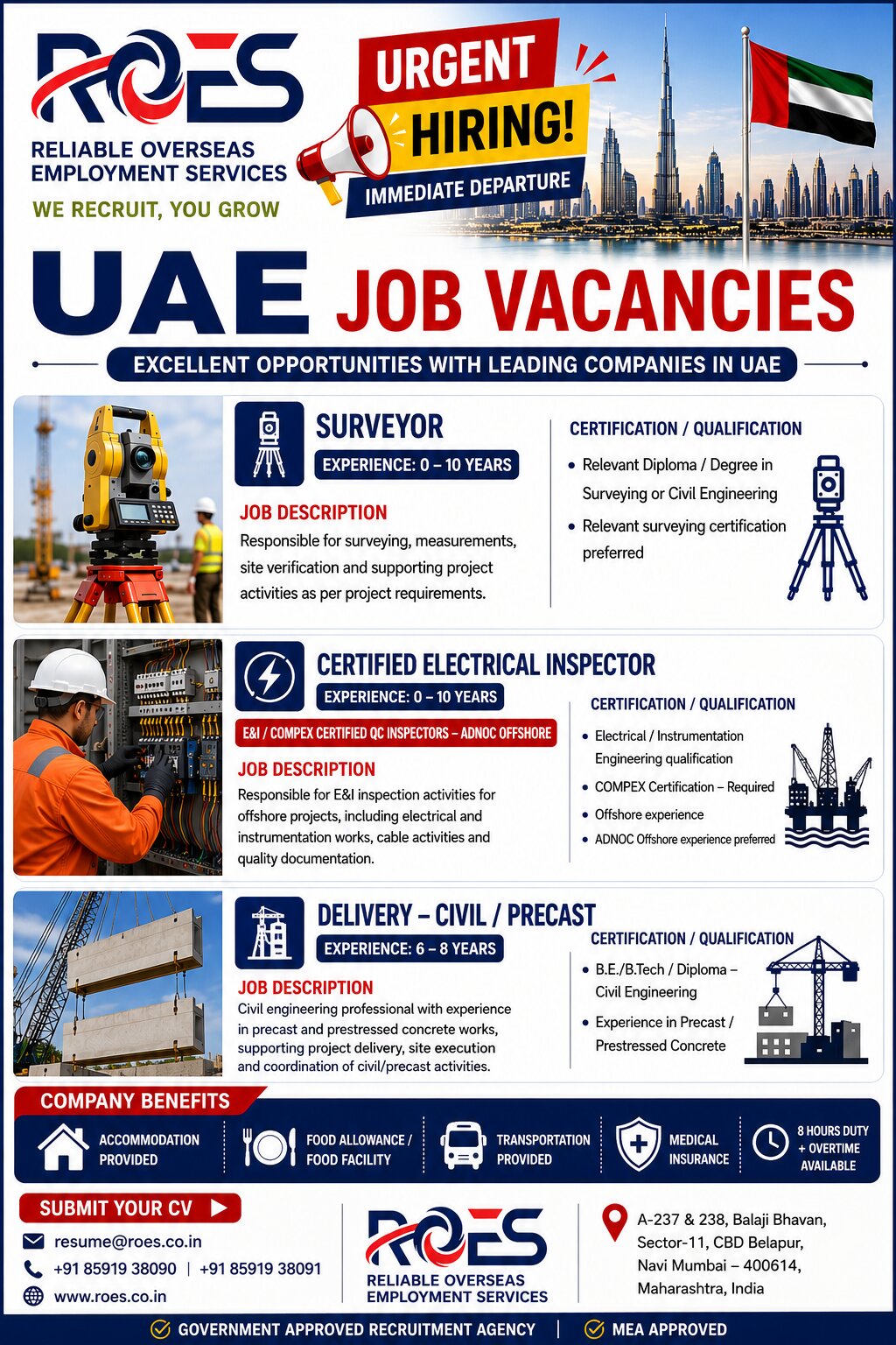 🇦🇪 UAE JOB VACANCIES