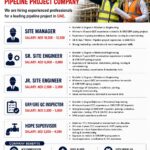 🇦🇪 URGENT HIRING – UAE  FOR UAE LEADING PIPELINE PROJECT COMPANY
