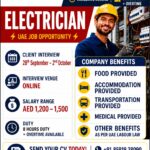 Urgently Required Electricians for UAE