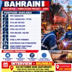 Recruitment for ASRY Ship Repair/Fabrication in Bahrain