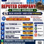 Urgent Hiring: Saudi Arabia Client Interview in Mumbai