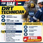 Urgently Required DRT Technician for UAE