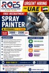 🇦🇪 URGENT HIRING FOR UAE 🇦🇪  🎨 SPRAY PAINTER