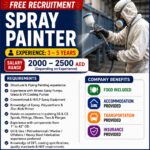 🇦🇪 URGENT HIRING FOR UAE 🇦🇪  🎨 SPRAY PAINTER