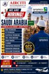 We are Hiring for Aramco Project in Saudi arabia