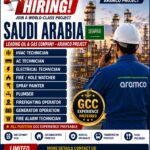We are Hiring for Aramco Project in Saudi arabia