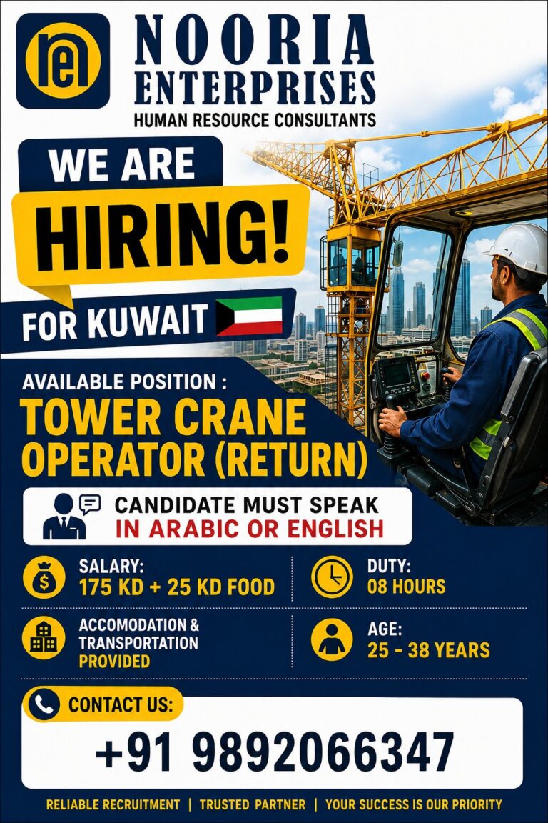 URGENTLY REQUIRED FOR KUWAIT