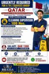 URGENTLY REQUIRED FOR A TO Z SERVICES GROUP IN QATAR