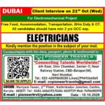 Dubai Electrician Jobs – Client Interview at Pioneer Travels
