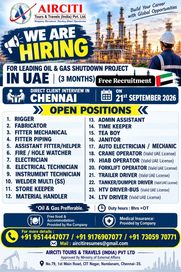 DESCON OIL & GAS SHUTDOWN PROJECT IN UAE