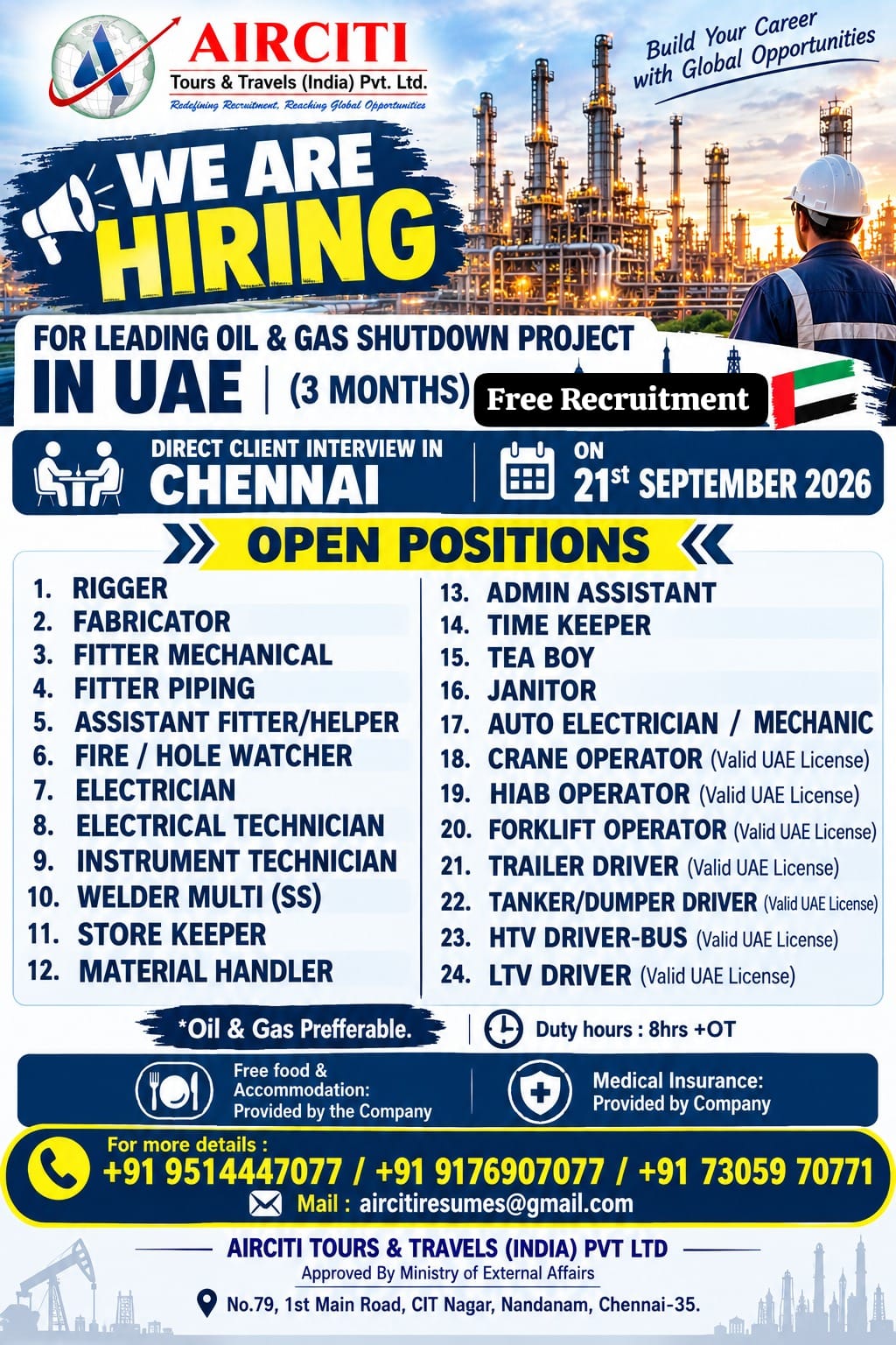 DESCON OIL & GAS SHUTDOWN PROJECT IN UAE