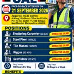 UAE Construction Jobs – Interview 21 Sept