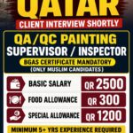 URGENT REQUIREMENT FOR QATAR