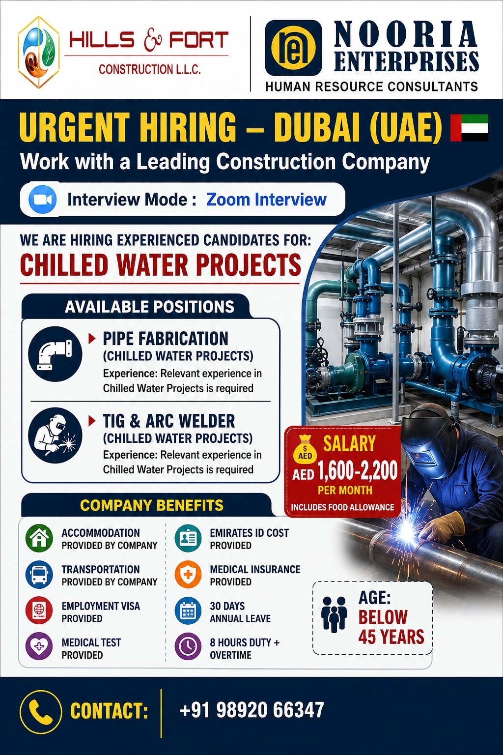 URGENT HIRING – DUBAI (UAE)