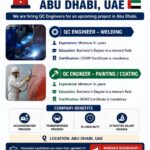 QC Engineer – Painting / Coating, Welding