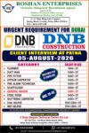 URGENT REQUIREMENT FOR DUBAI
