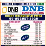 URGENT REQUIREMENT FOR DUBAI