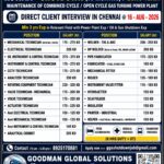 URGENT REQUIREMENT-KUWAIT -SHUTDOWN DIRECT CLIENT INTERVIEW IN CHENNAI @ 16-08-2026