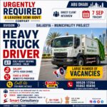 Heavy Truck Driver Opportunity – Abu Dhabi | Baladiya Municipality Project