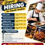 URGENT HIRING FOR “BURJ AL HAMAM” RESTAURANT IN SAUDI ARABIA