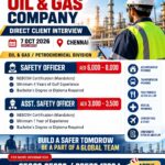 Dubai Oil & Gas Recruitment | Safety Officer & Asst. Safety Officer | Chennai – 7 October 2026
