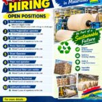 We are Hiring for Leading Paper Recycling company Mauritius