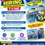 We are Hiring for UAE Cooling Project